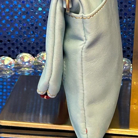 Dooney & Bourke Light Blue Crossbody Bag Approx. 8.5 . 7.5 - Picture 4 of 15
